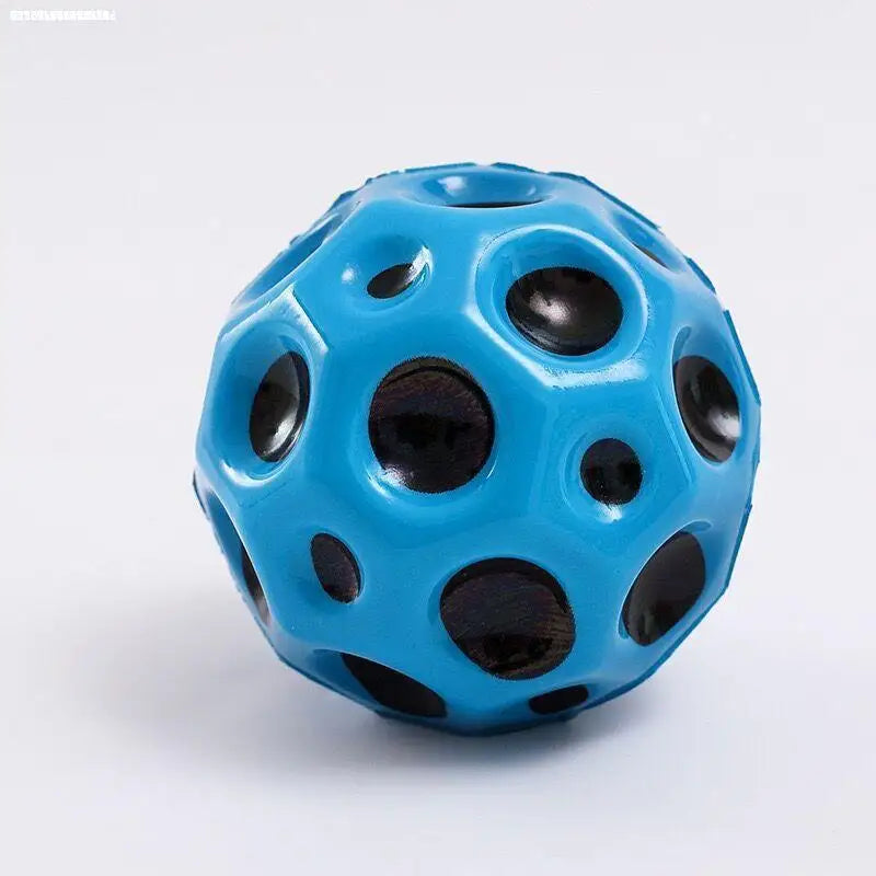 Super Bouncy Rubber Moon Ball Toy with Craters