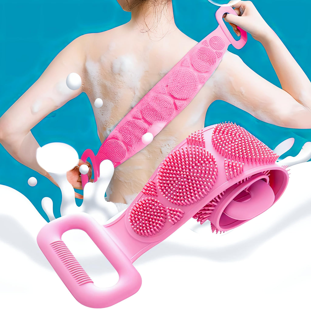 Silicone Body Scrubber Belt for a Spa-Like Clean