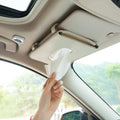 Sleek Luxury Leather Car Tissue Holder