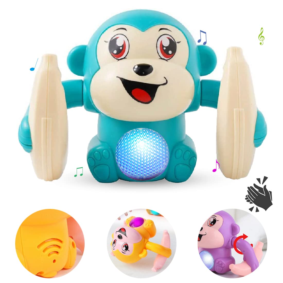 Dancing Monkey Musical Toy with Lights & Sounds
