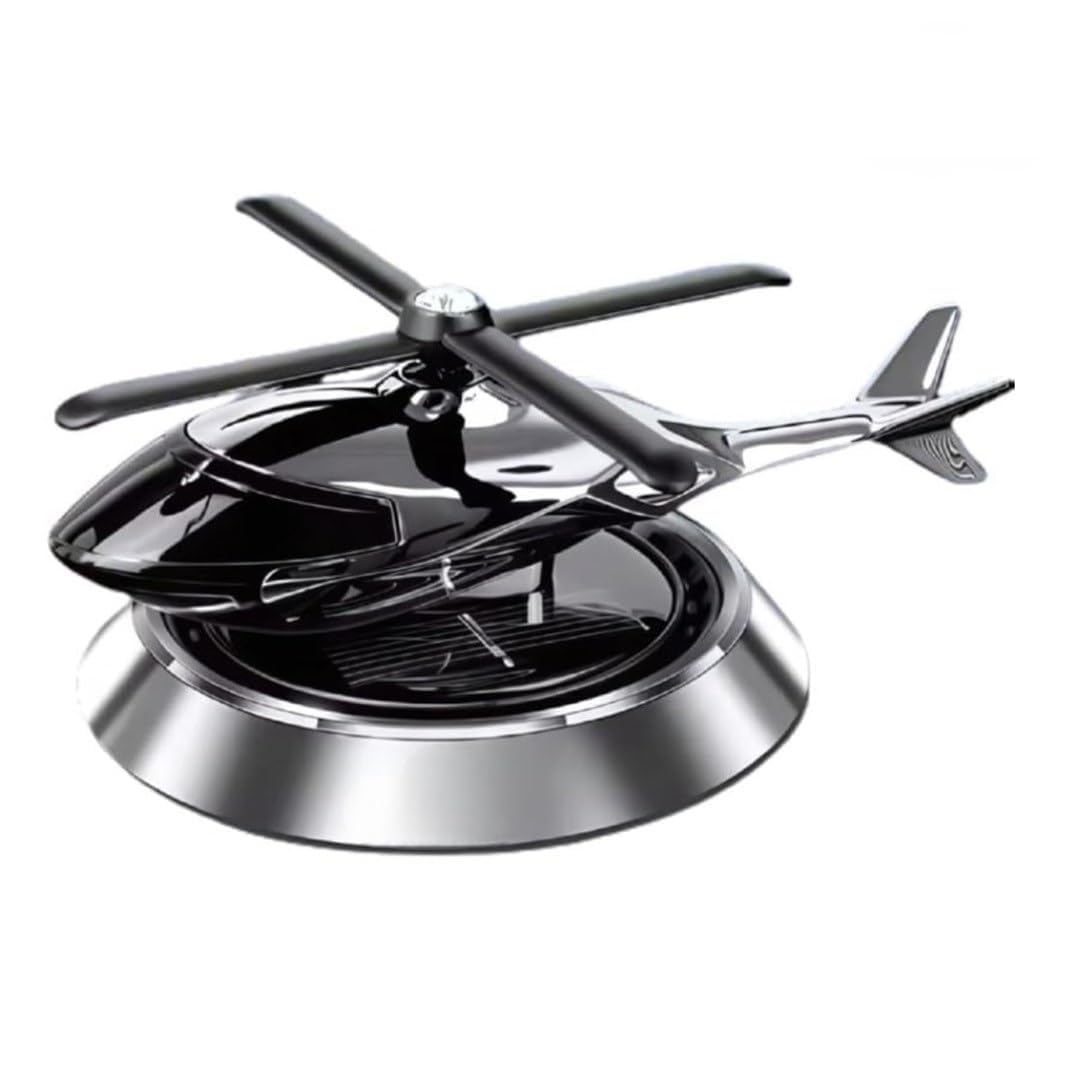 Solar Powered Helicopter Car Dashboard Aroma Diffuser