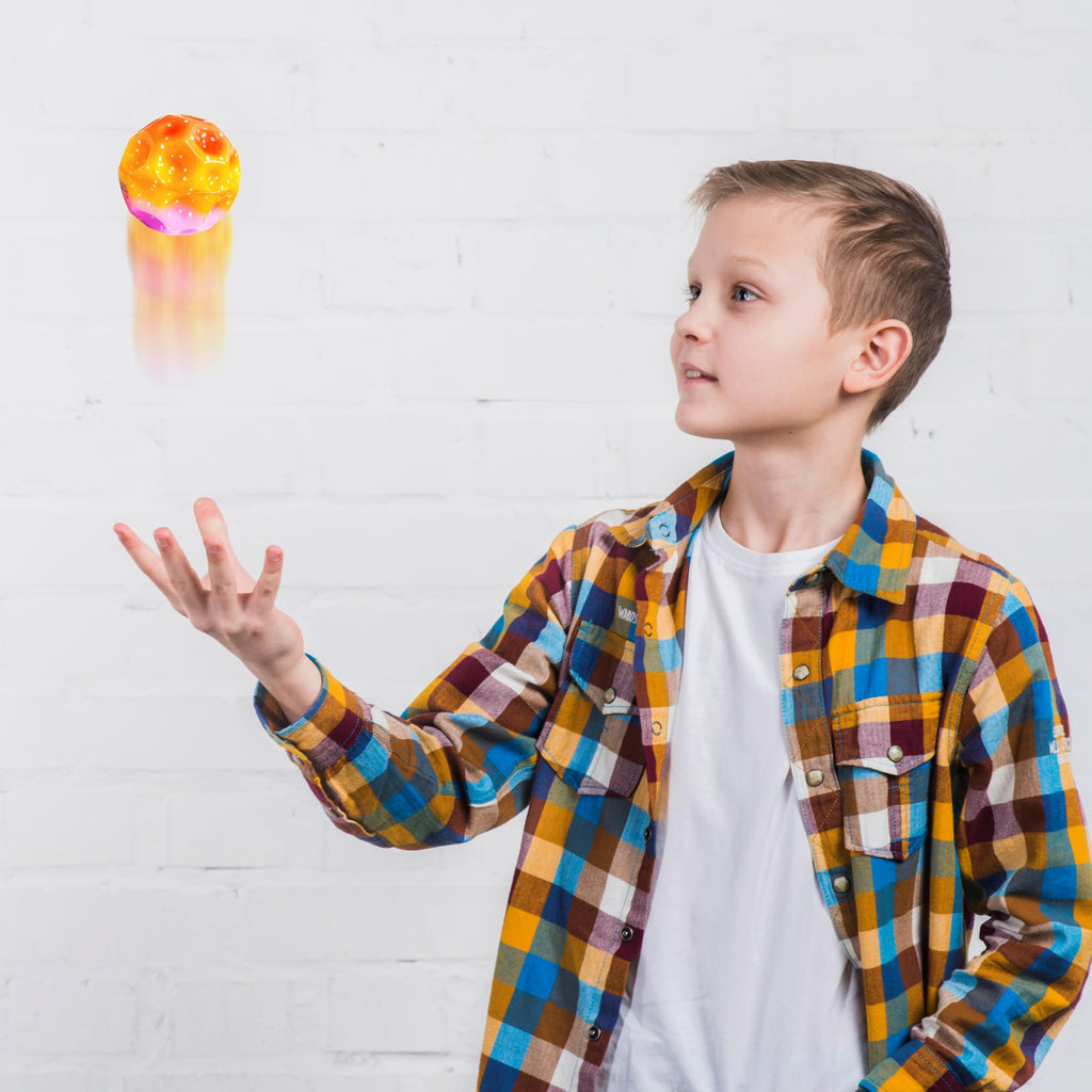 Super Bouncy Rubber Moon Ball Toy with Craters