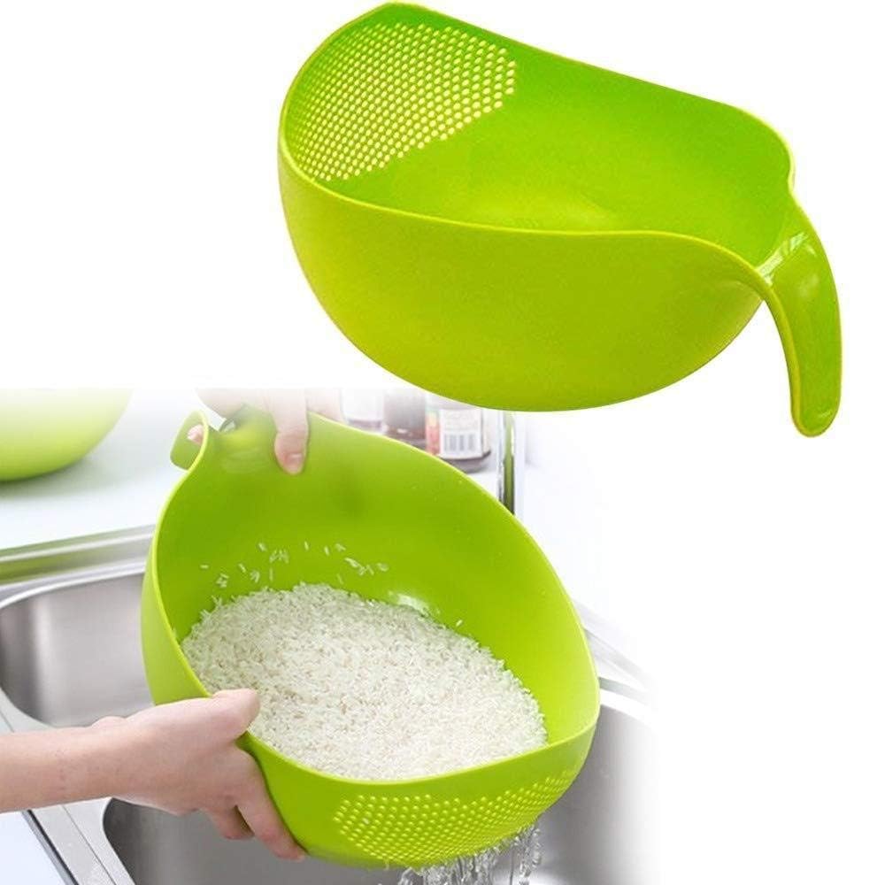 Modern Kitchen Rice Washer Bowl with Smart Strainer