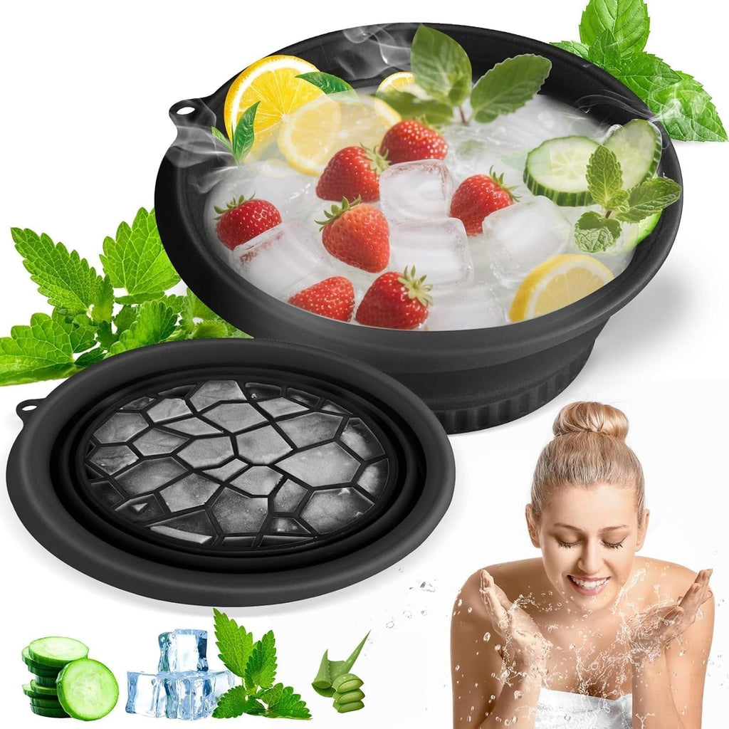 Silicone Ice Face Bowl for Skin Cooling Therapy
