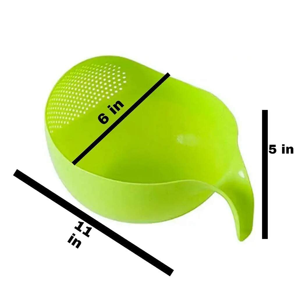 Modern Kitchen Rice Washer Bowl with Smart Strainer