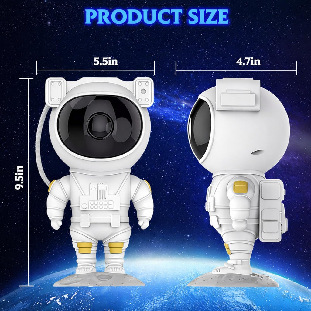 Astronaut Galaxy Projector Lamp – Star & Nebula Light for Home Decor