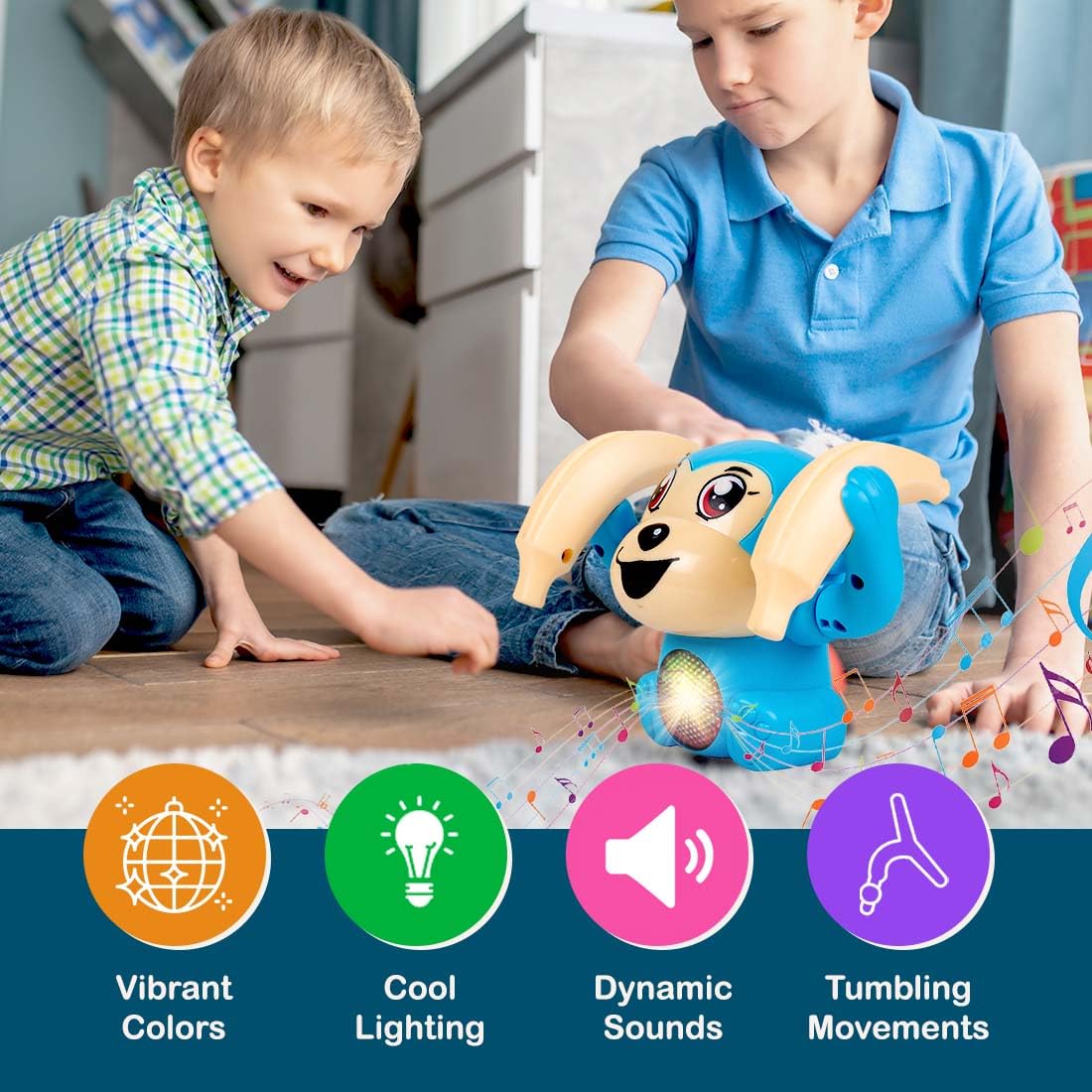 Dancing Monkey Musical Toy with Lights & Sounds