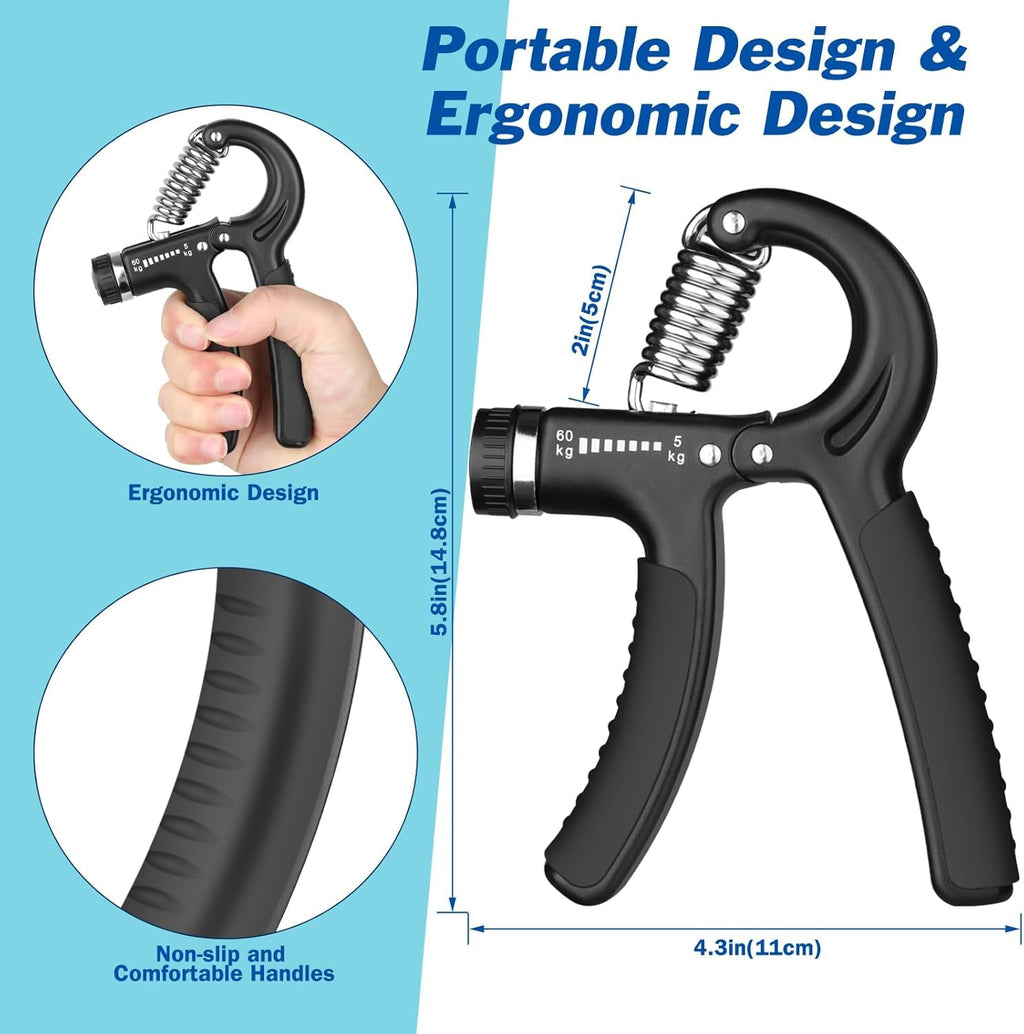Adjustable Hand Grip Strengthener for Fitness Training