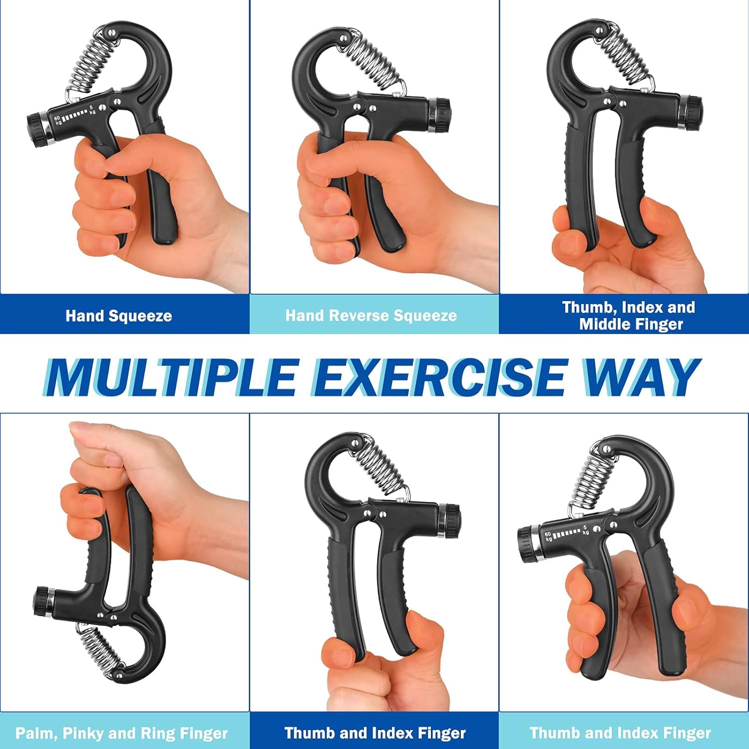 Adjustable Hand Grip Strengthener for Fitness Training
