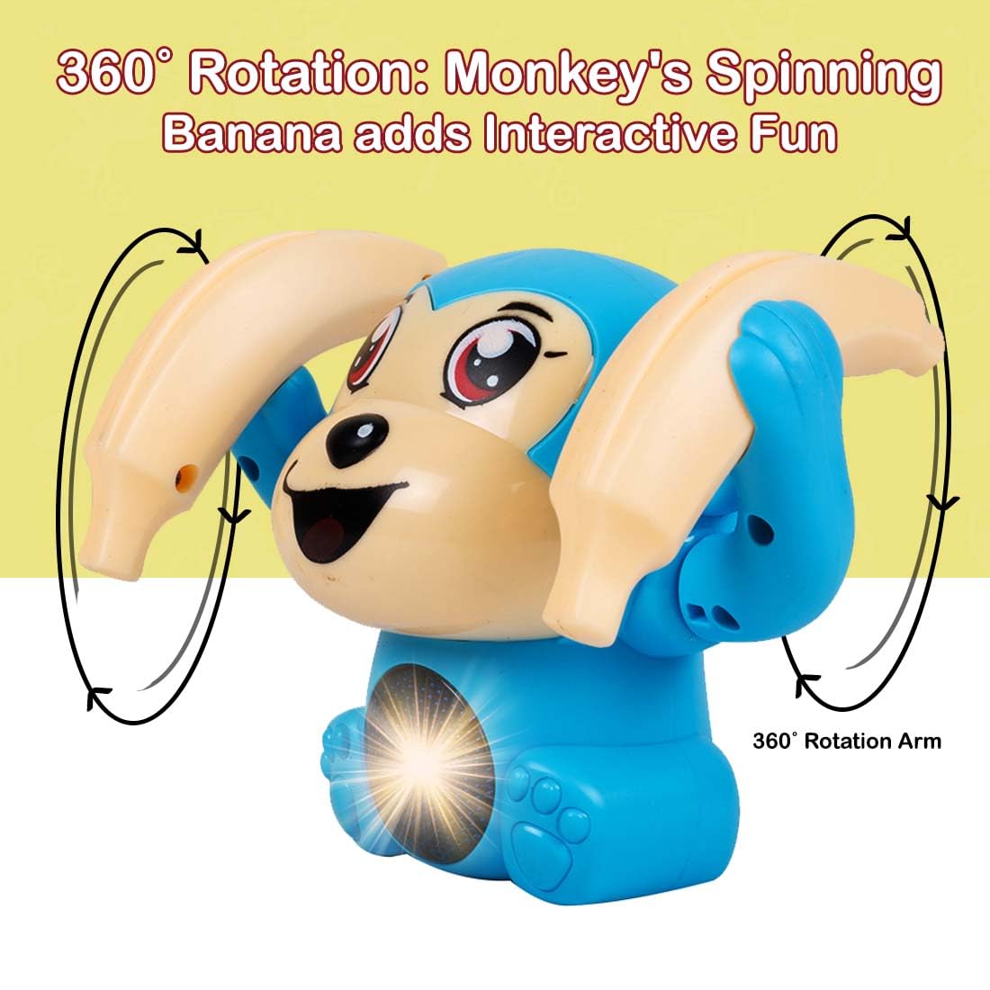 Dancing Monkey Musical Toy with Lights & Sounds