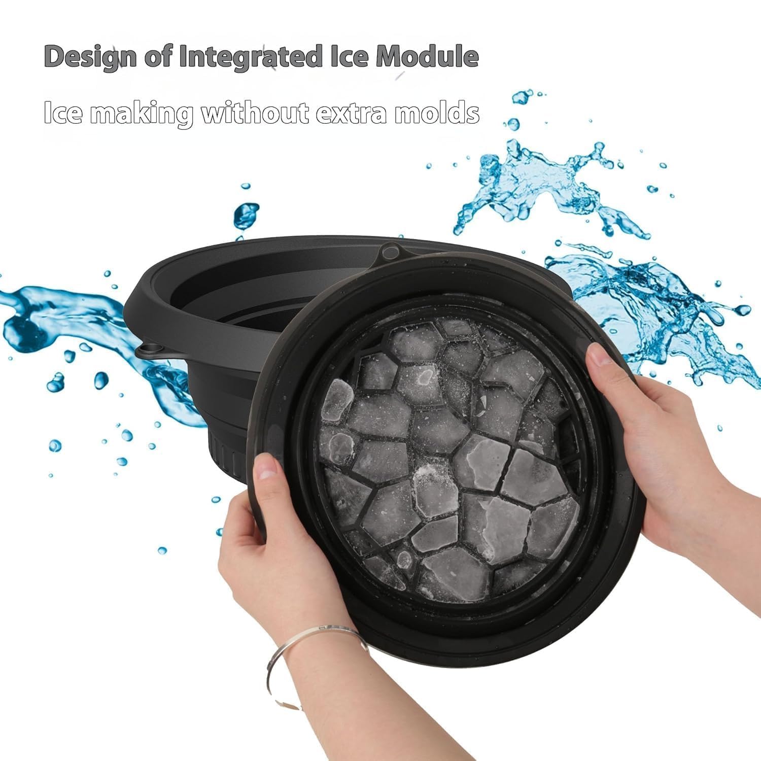 Silicone Ice Face Bowl for Skin Cooling Therapy
