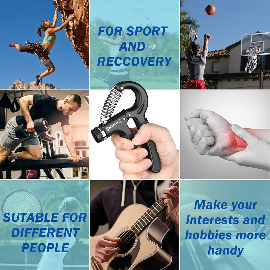 Adjustable Hand Grip Strengthener for Fitness Training