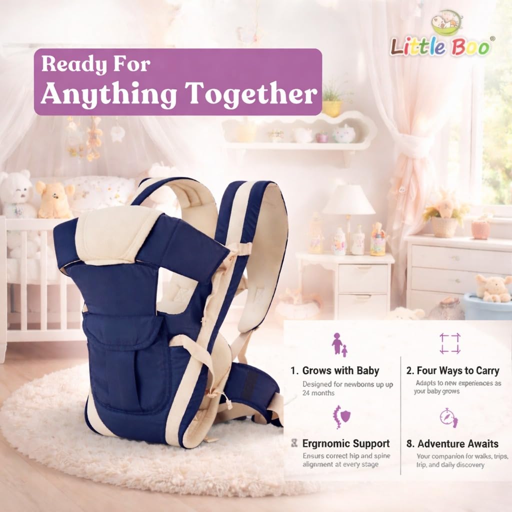 ComfortFit Adjustable Baby Carrier for Safe Baby Travel