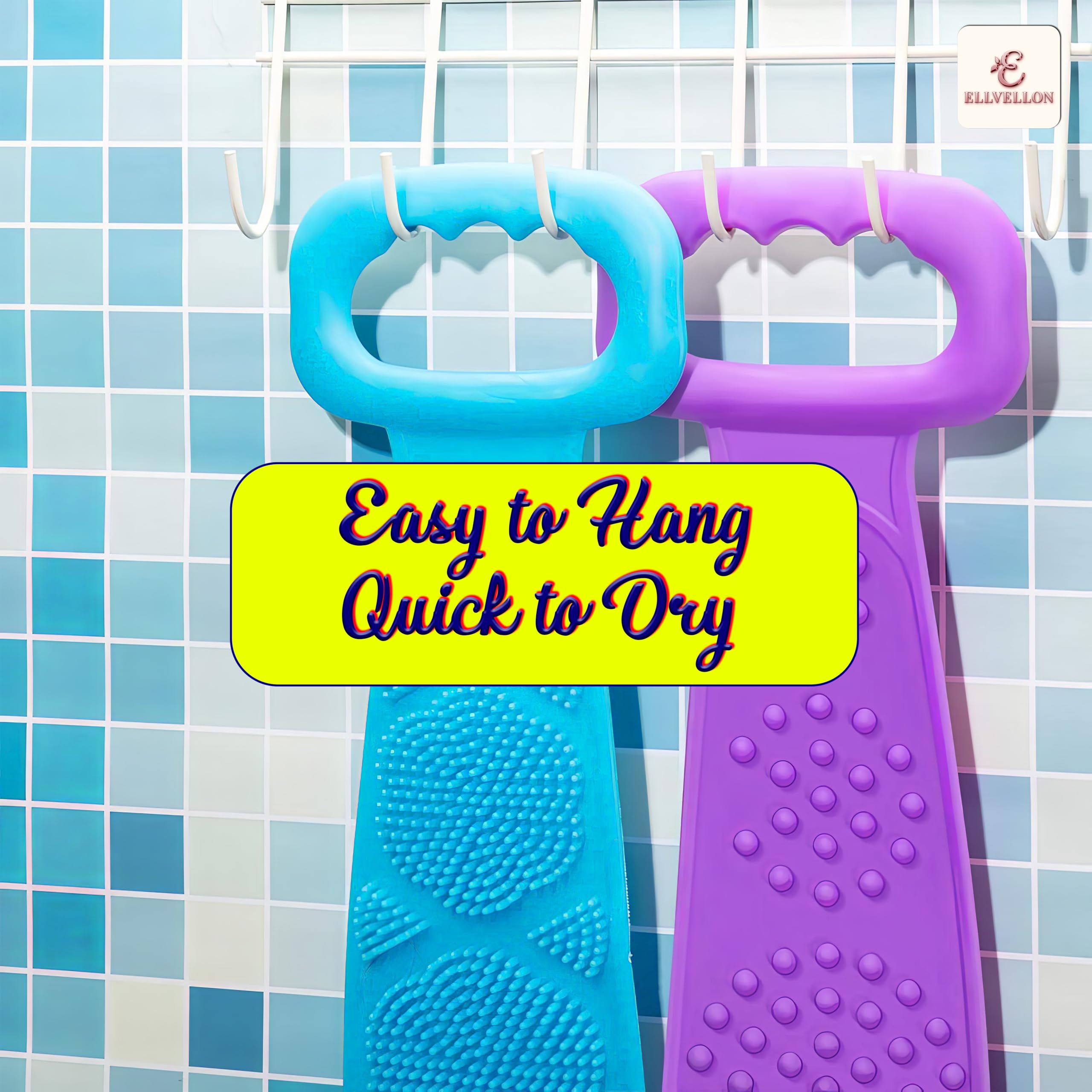 Silicone Body Scrubber Belt for a Spa-Like Clean