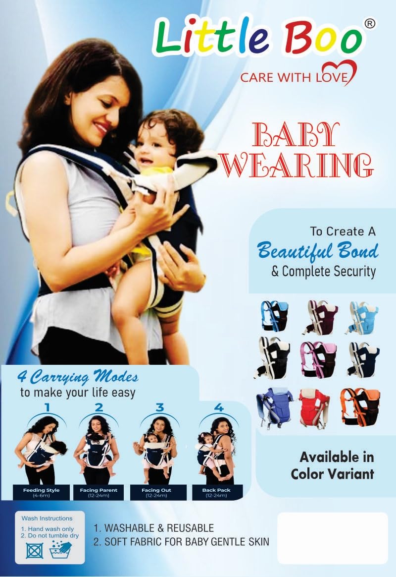ComfortFit Adjustable Baby Carrier for Safe Baby Travel