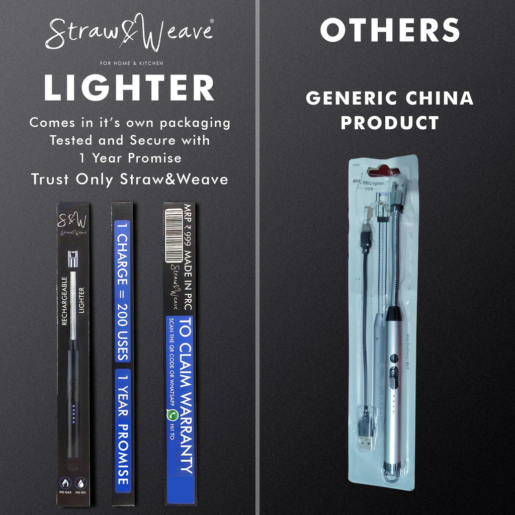 Rechargeable USB-C Electric Arc Lighter with Flexible Neck