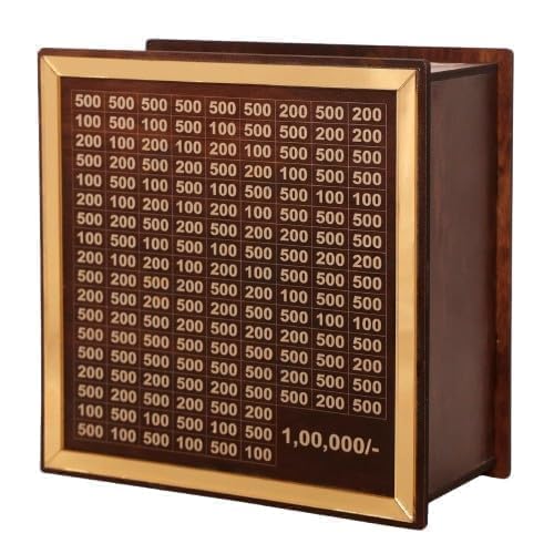 Unlock Your ₹1 Lakh Dream with wooden Smart Saving Box